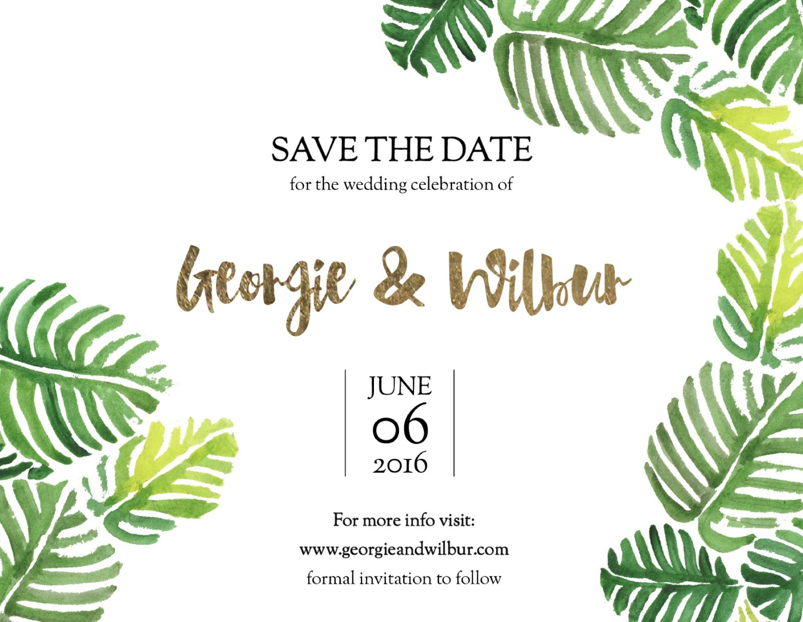 Palmy - Save The Date