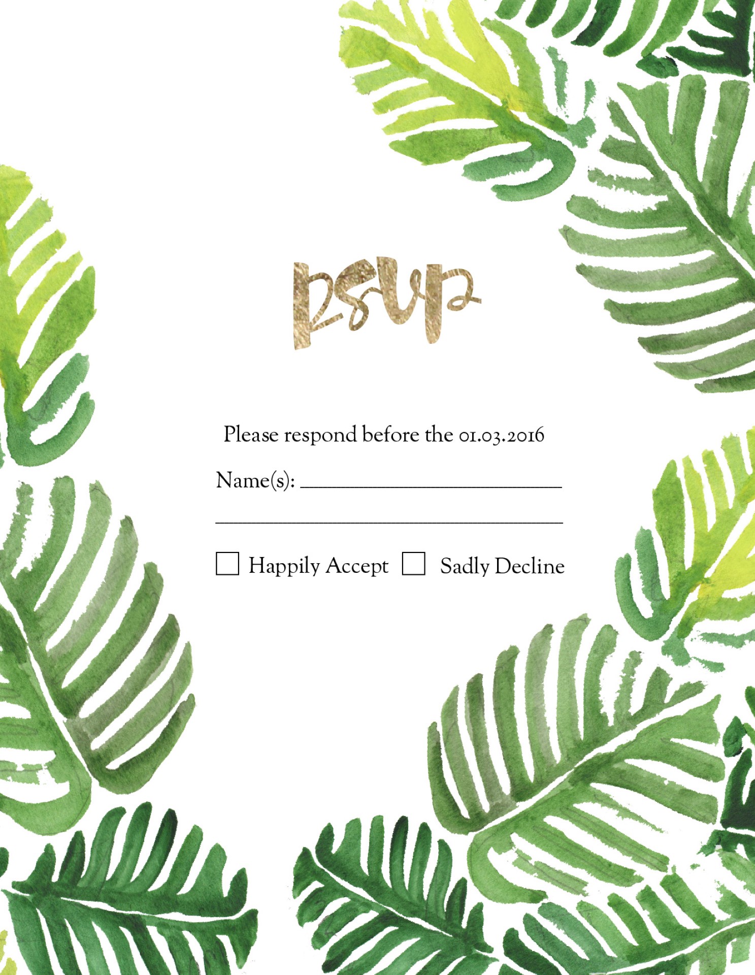 Palmy - Rsvp