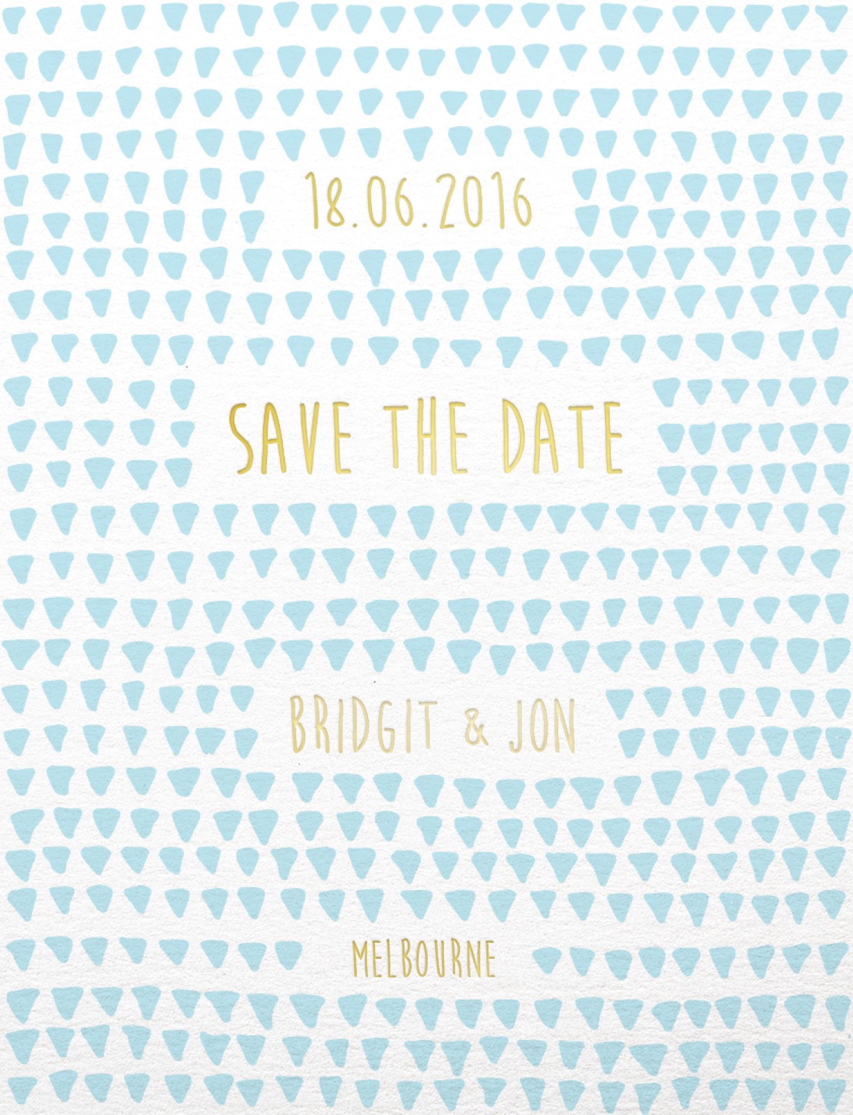 Droplets - Save The Date