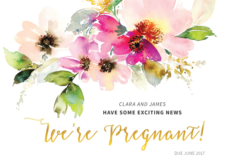 Miss Floweret - Pregnancy Announcements