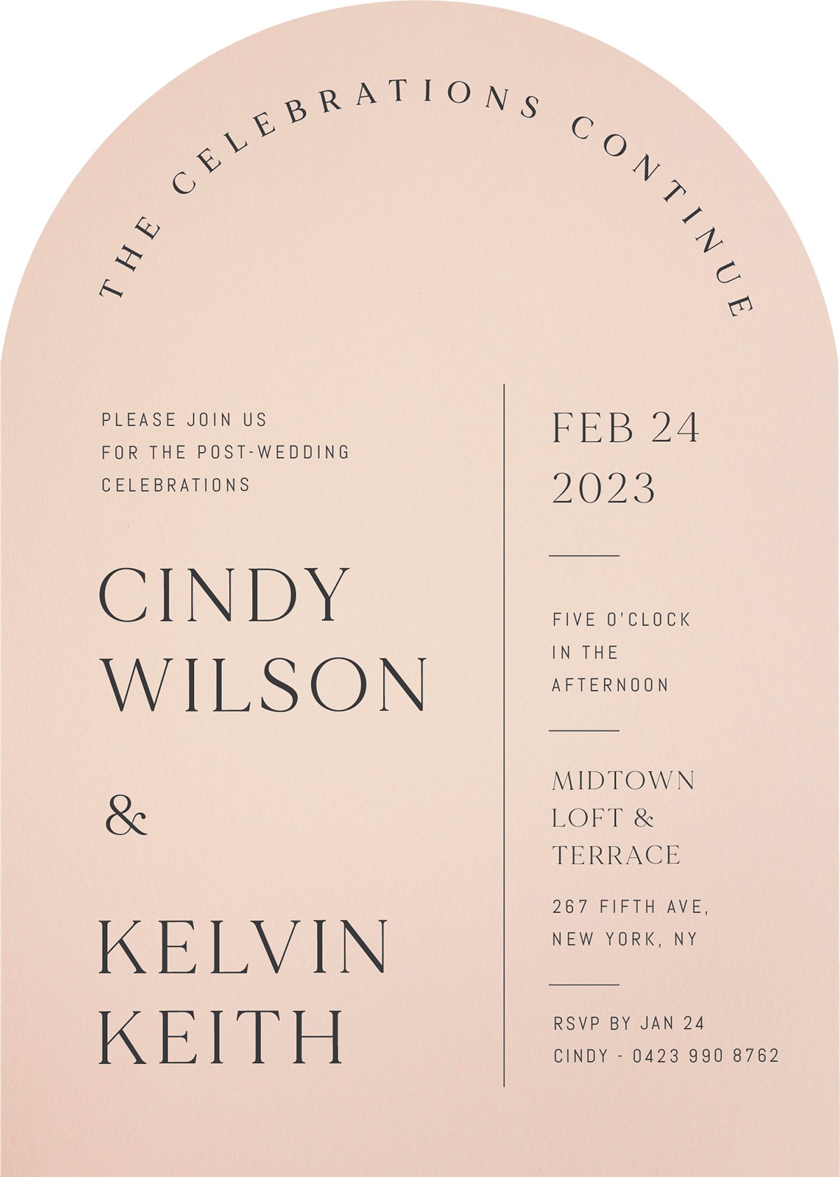 Minimalisme - Wedding Invitations