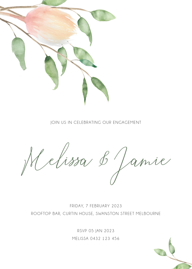 Arbour - Engagement Invitations