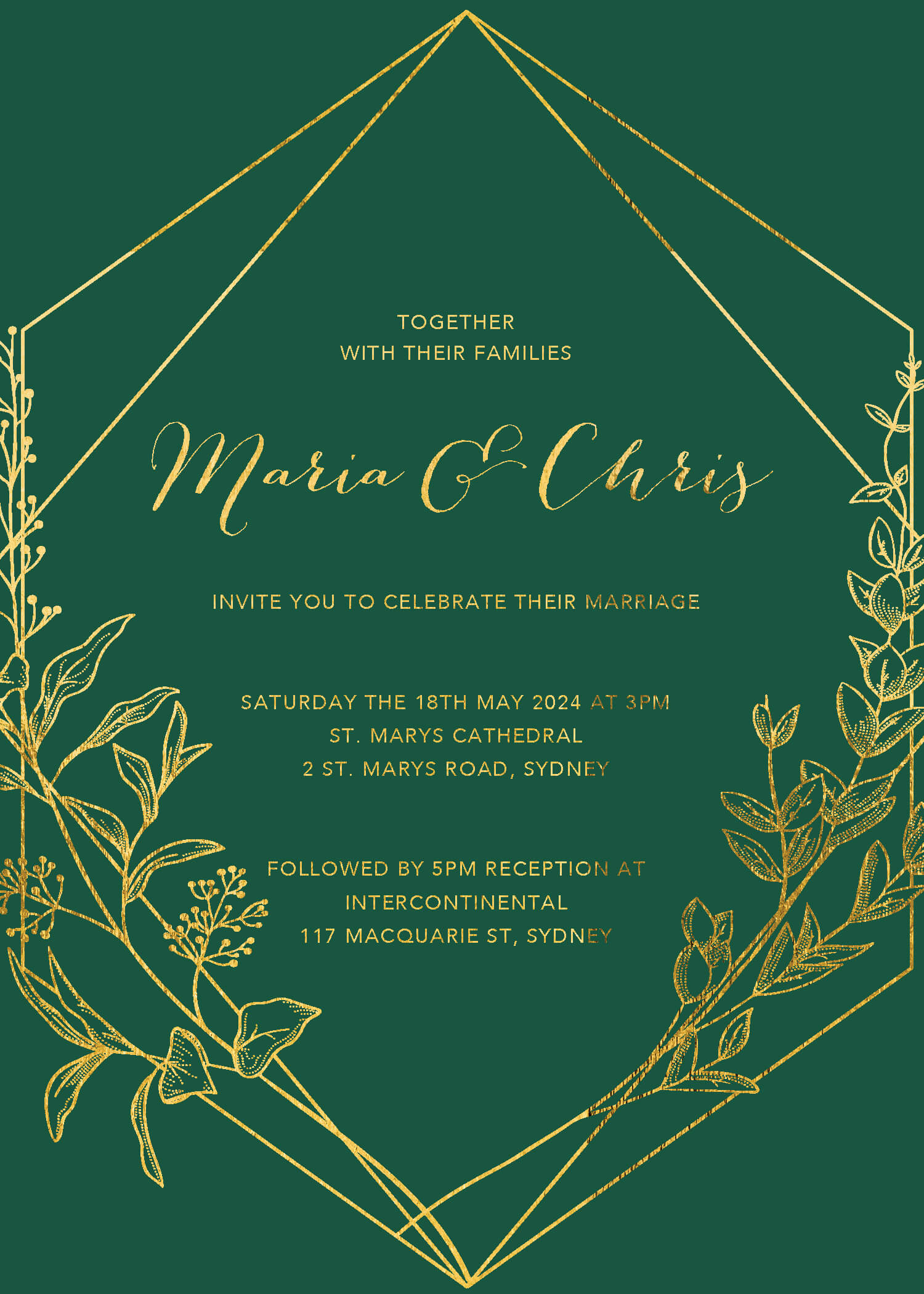 Saint Mary - Wedding Invitations