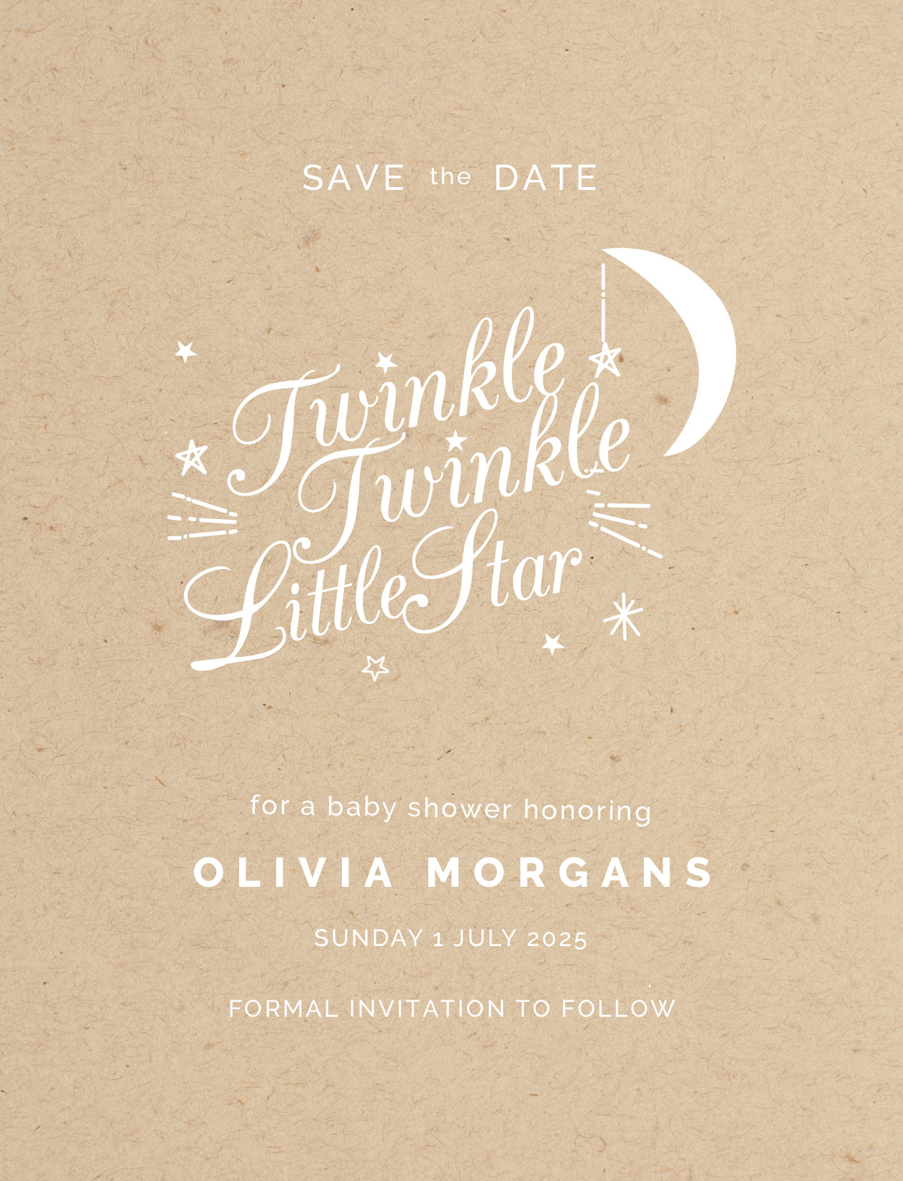 Twinkle Twinkle - Save The Date