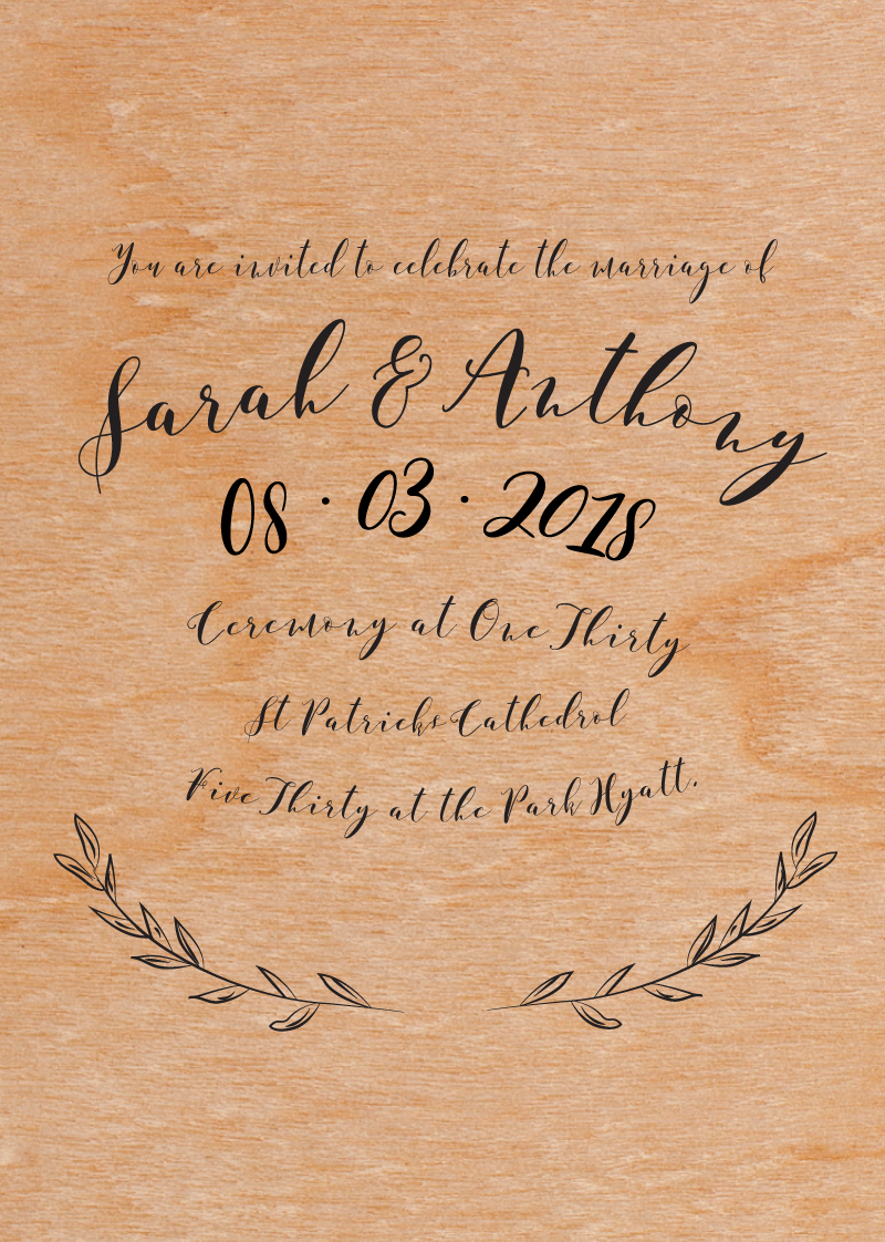 Simple Elegance - Invitations