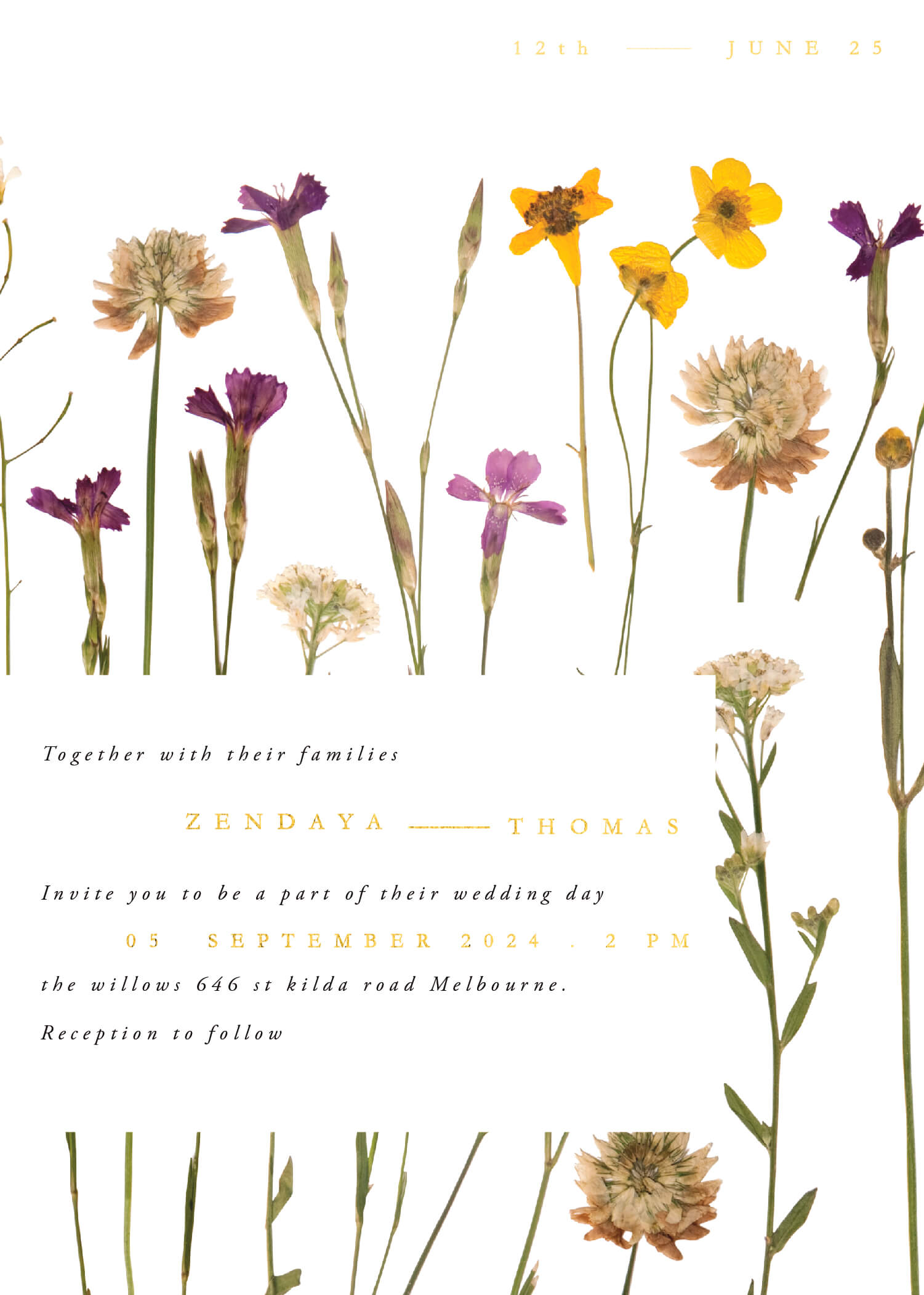 Flora - Wedding Invitations