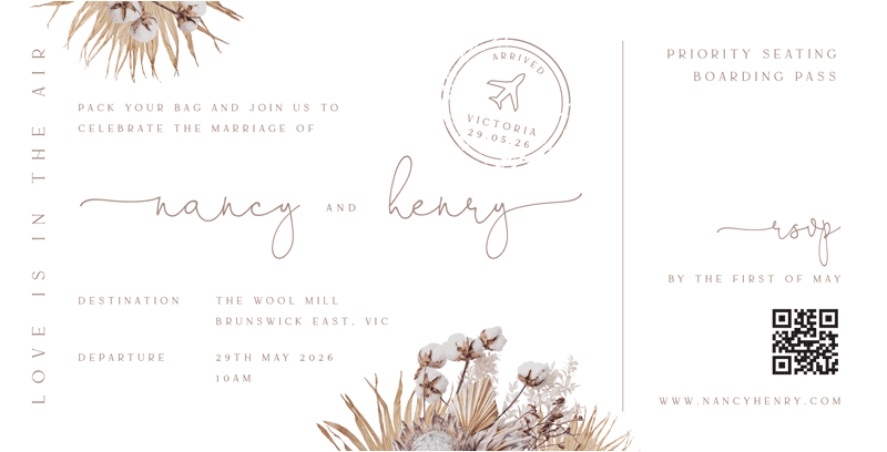 Love Garden - Wedding Invitations