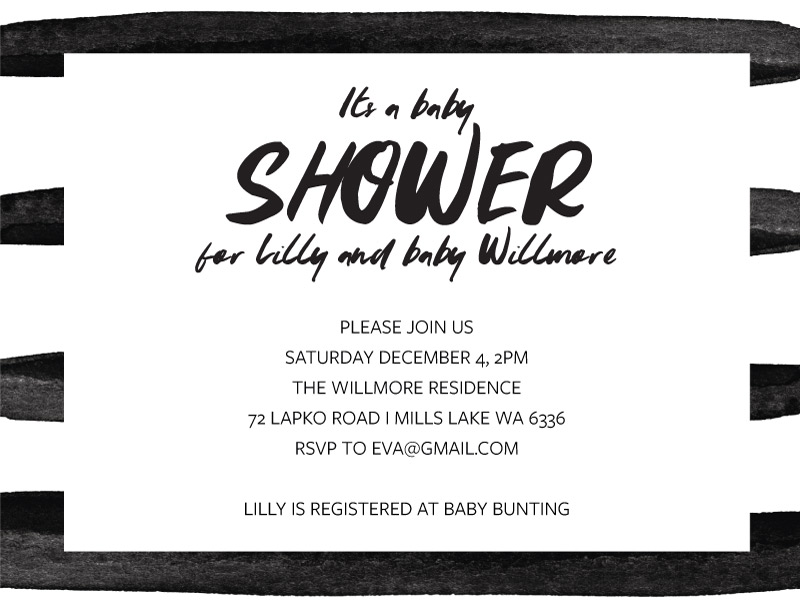 Bold Baby - Baby Shower Invitations