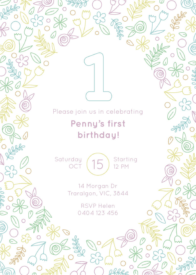 Wild One Birthday - Birthday Invitations