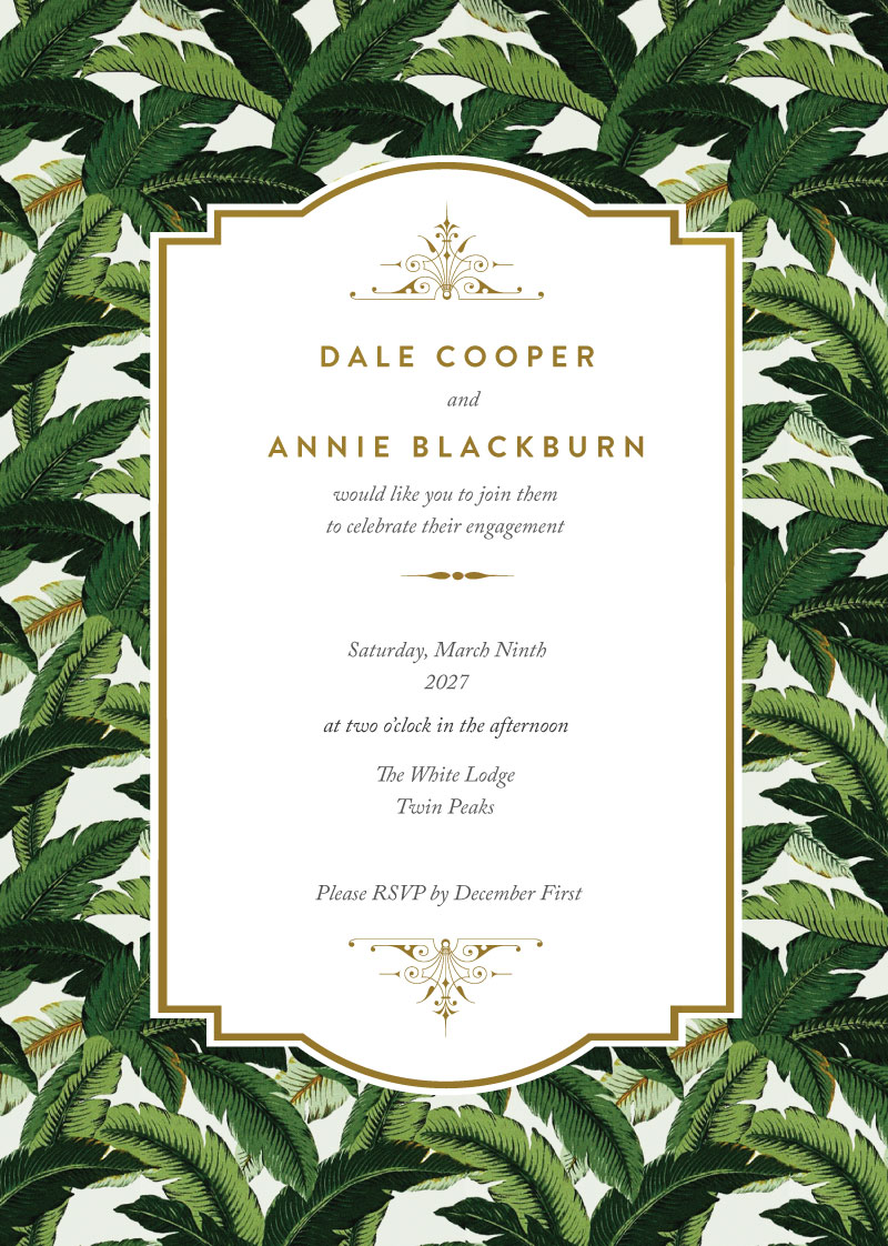 Beverly Hills Hotel - Invitations
