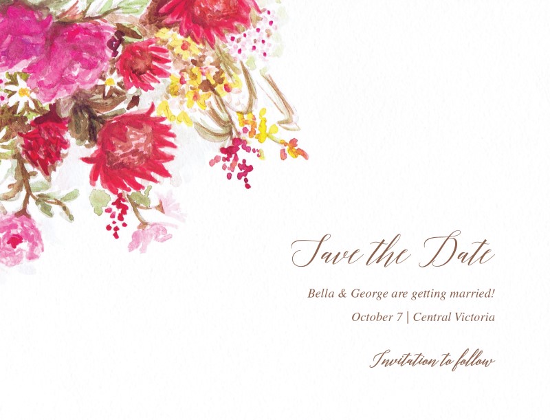 Flowers Hill - Save The Date