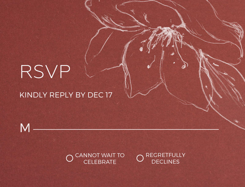 Bohemian Burgundy - RSVP