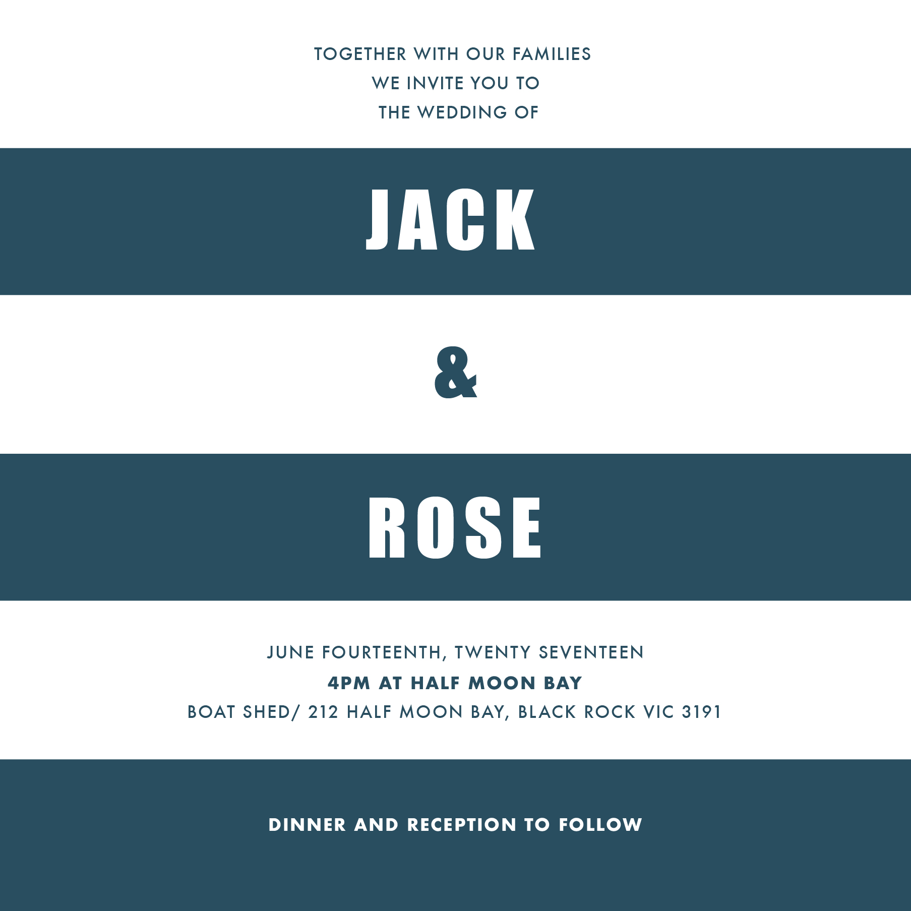 Port Dickson - Wedding Invitations