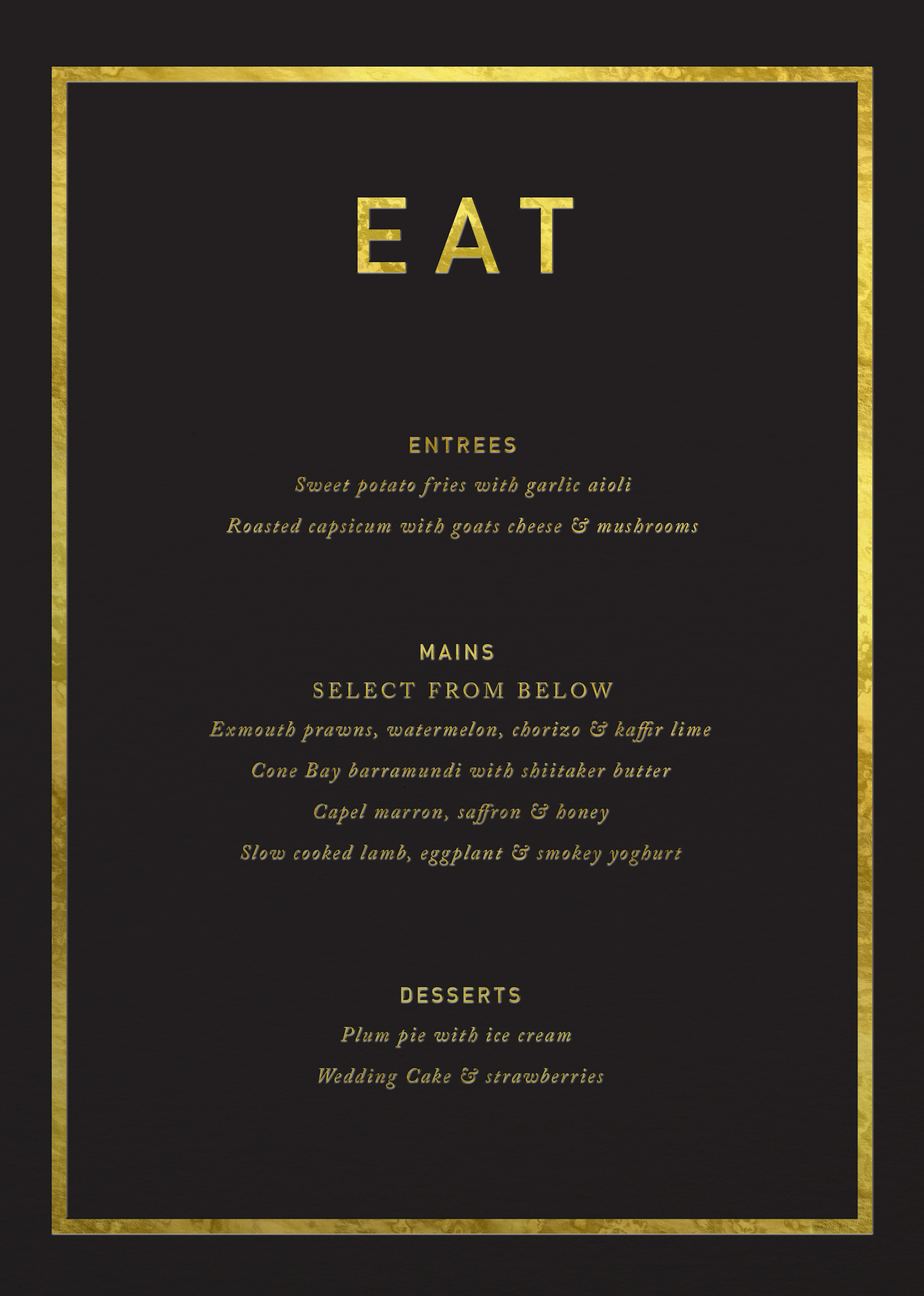 Crown - Menu