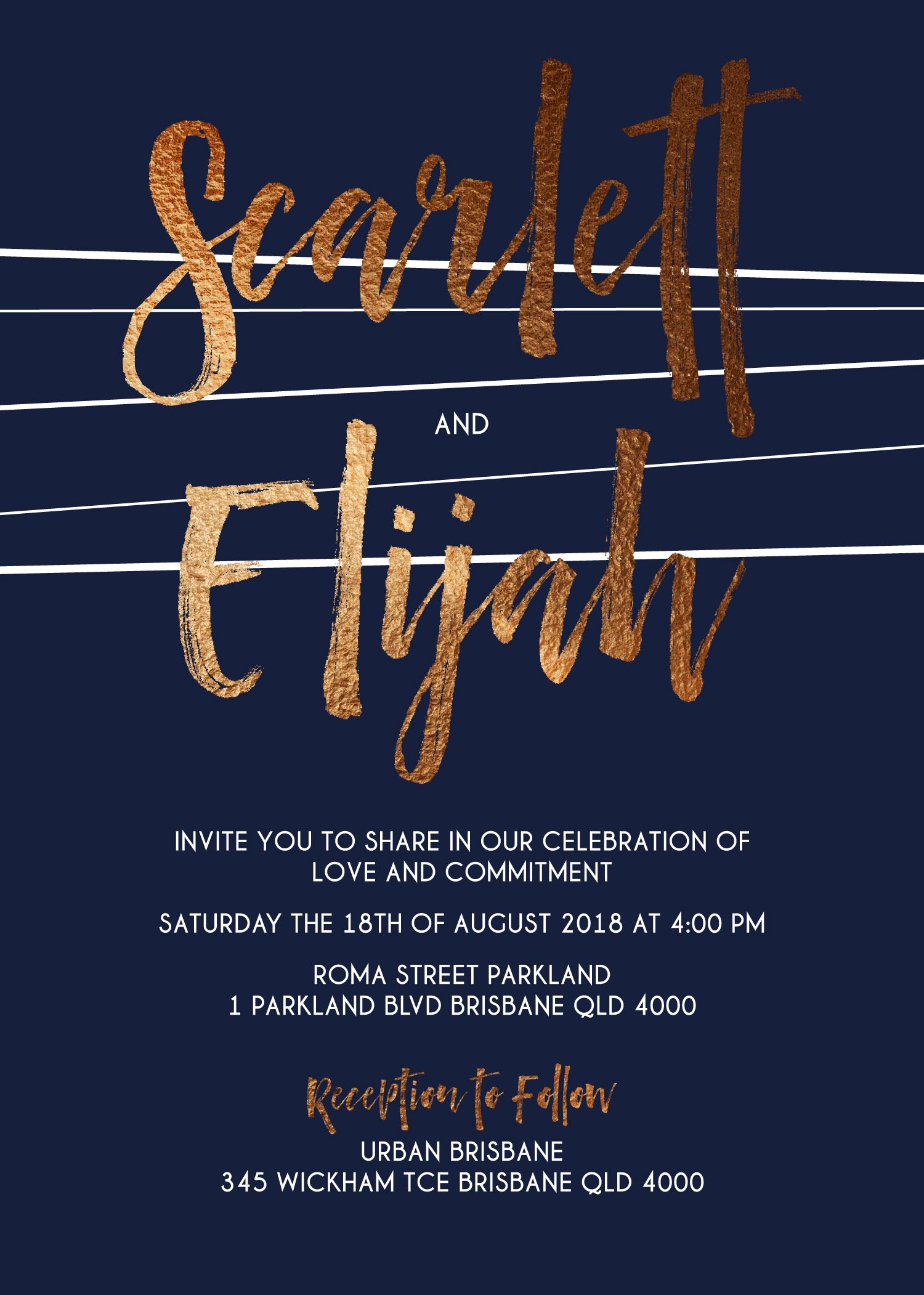 Love Lines - Wedding Invitations