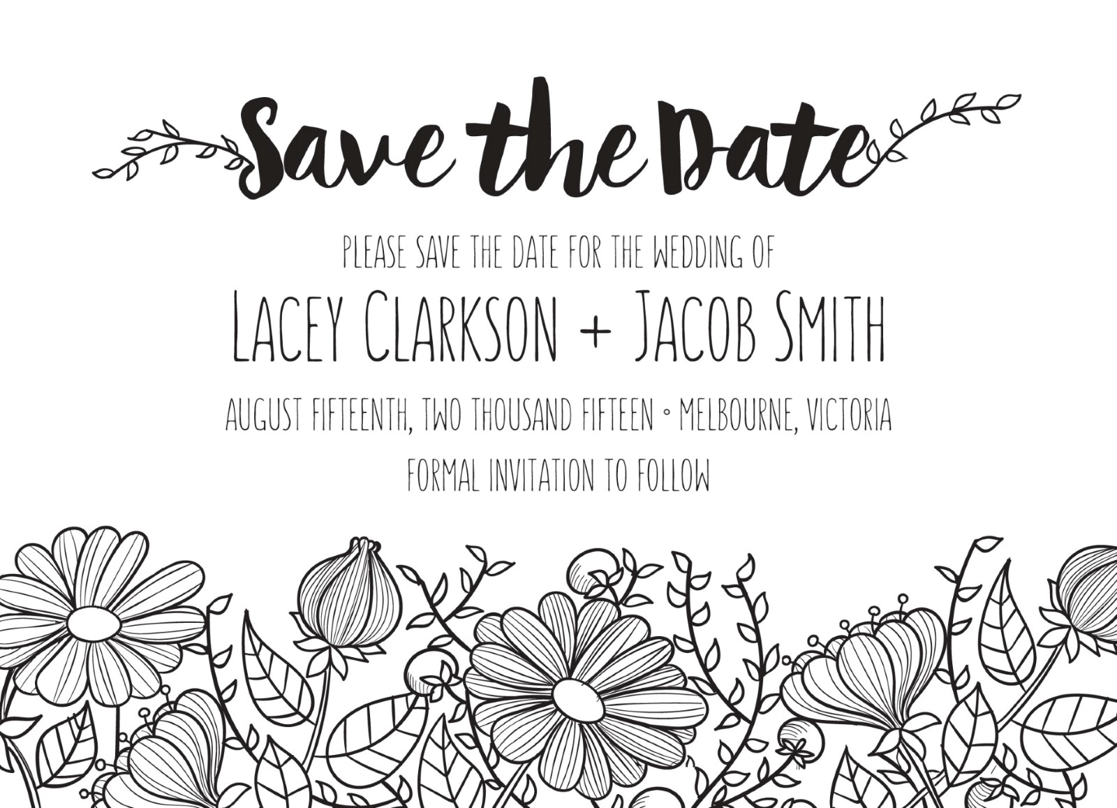 Daisy Chain - Save The Date