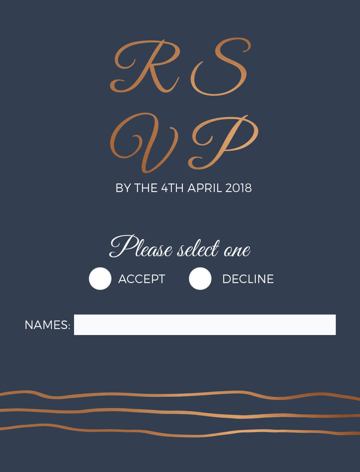 Copper Sands - RSVP