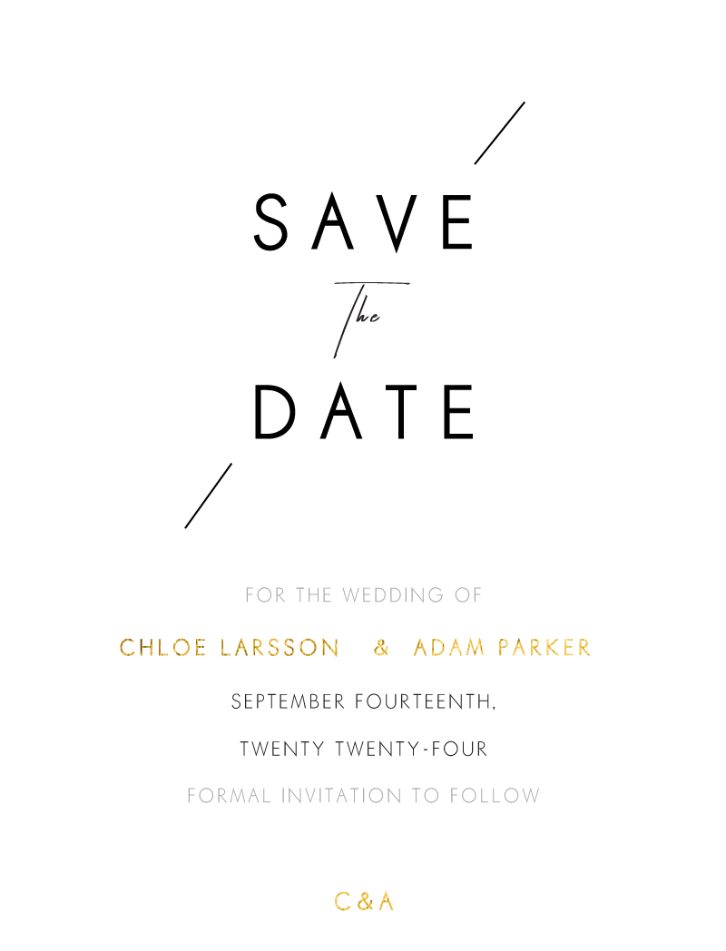 Modern Mode - Save The Date