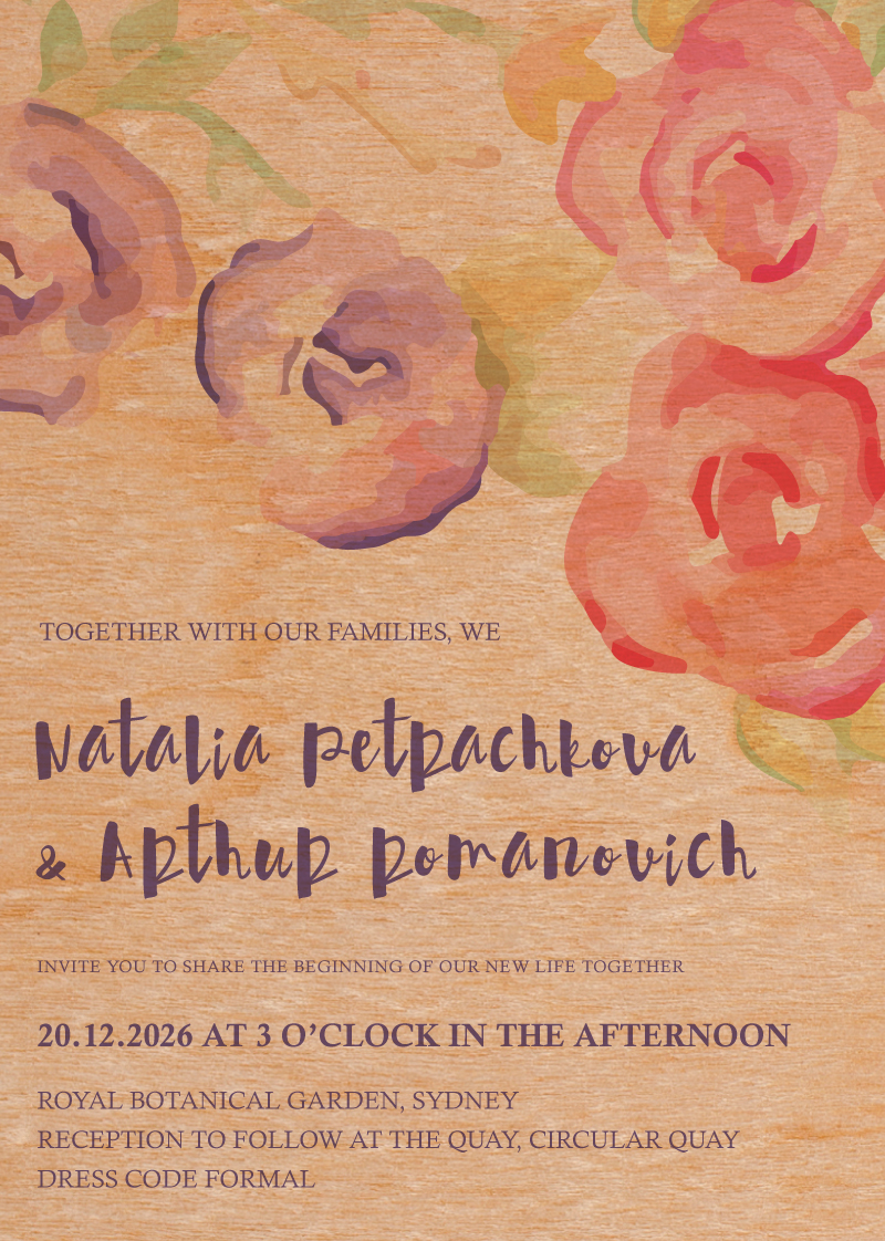 Rustic Botannica - Invitations