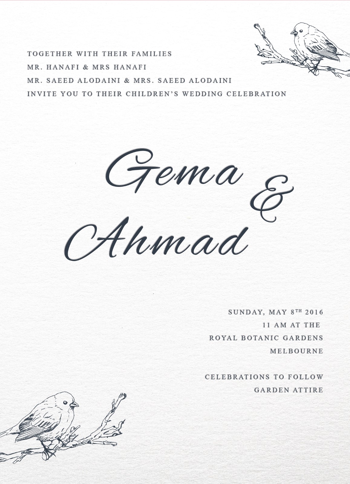 Nature - Invitations