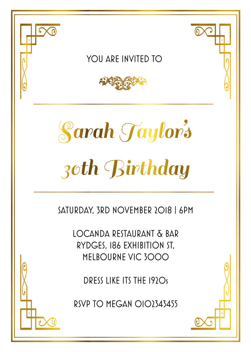 All aboard - Birthday Invitations