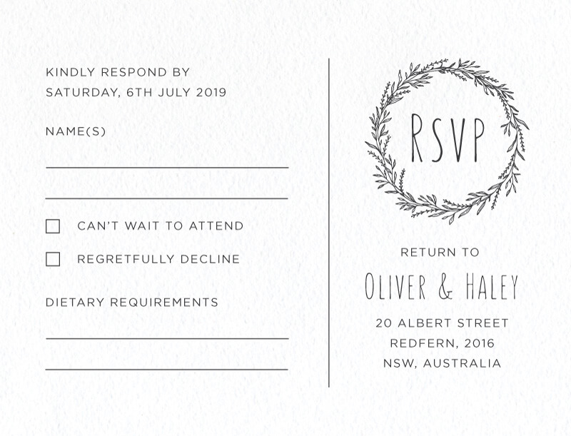 Blank Space - Rsvp