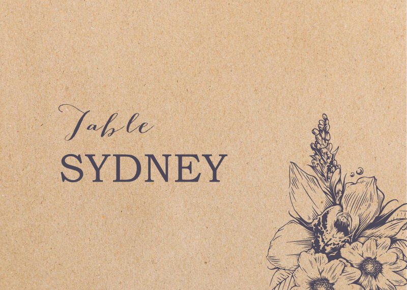 Chic n Rustic - Table Numbers