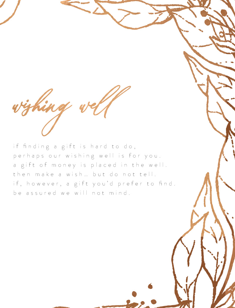 Copper Leaves - Wishing Well