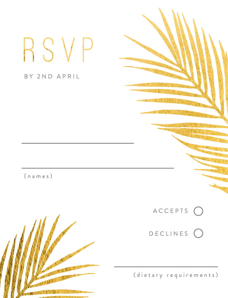 Chic Palms - Rsvp