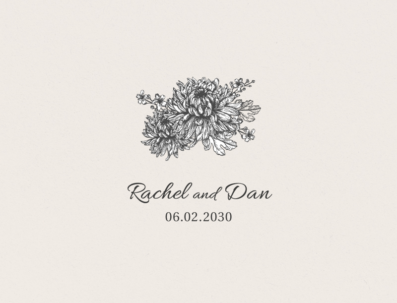 Bluemchen Postcard - Save The Date