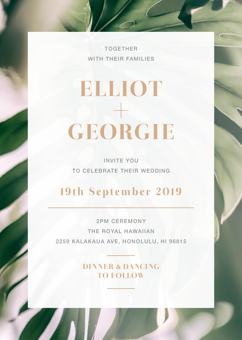 Aloha - Wedding Invitations