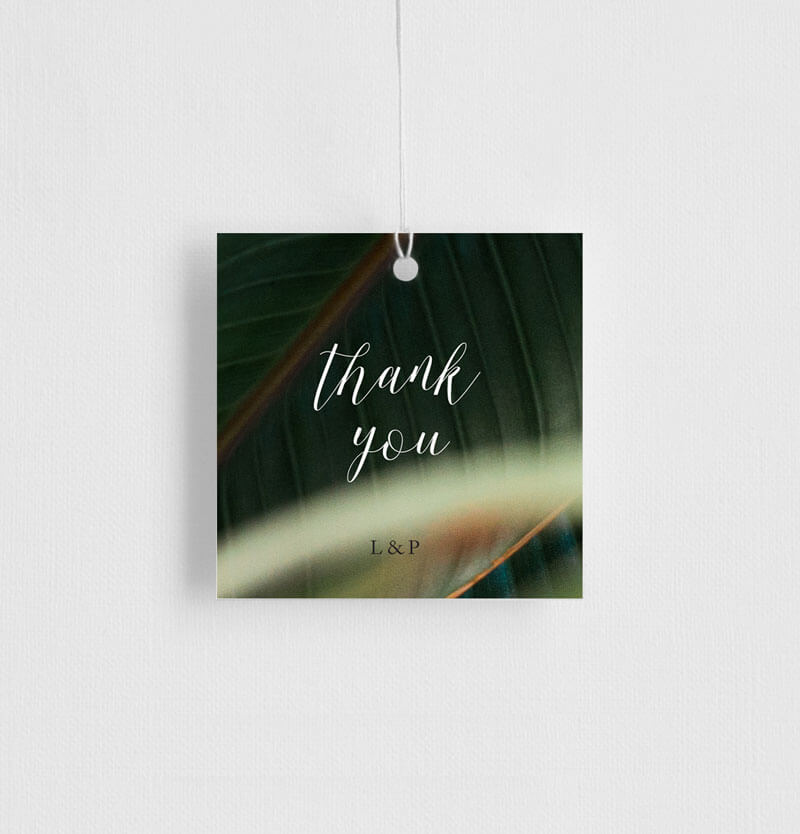 Tropical Leaves - Gift Tags