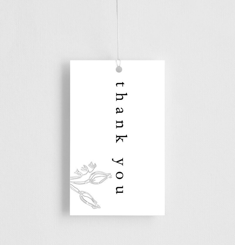 Blanc Bloom - Gift Tags