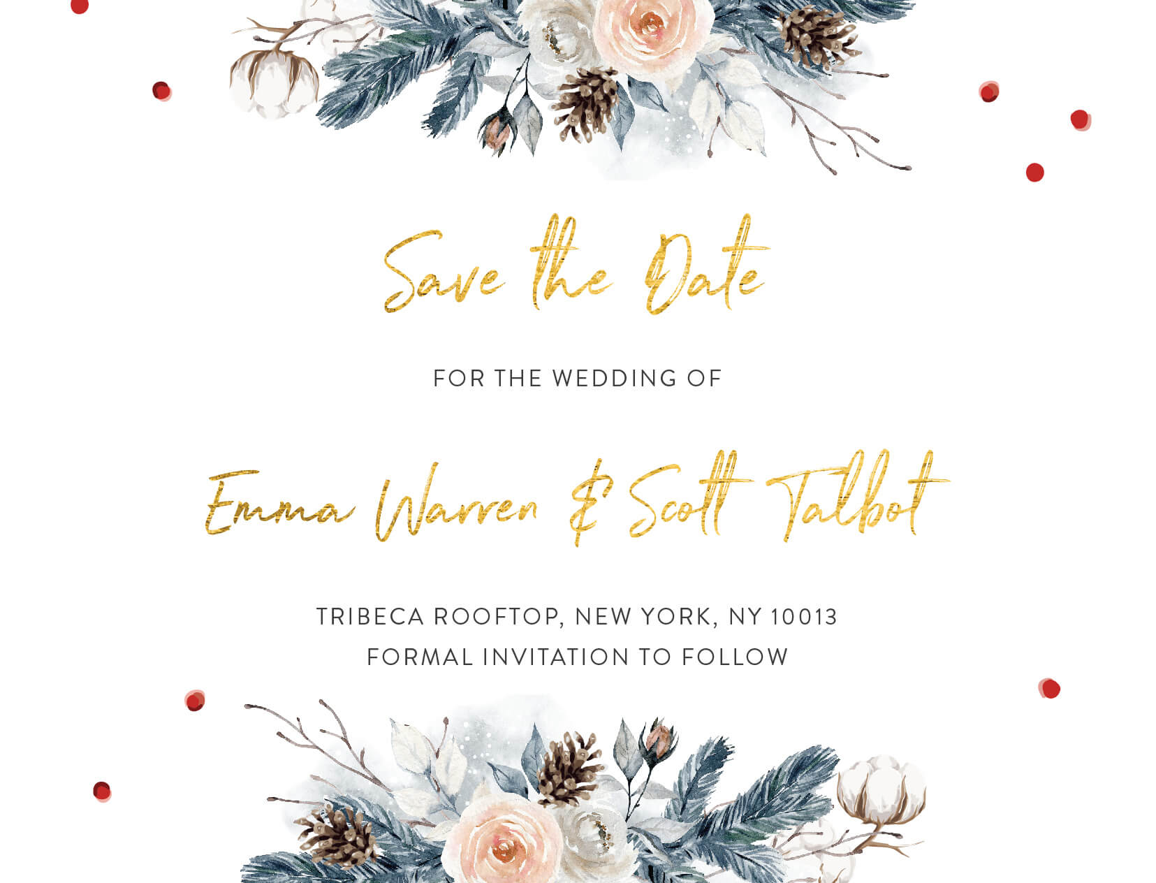 Winter Wonderland - Save The Date