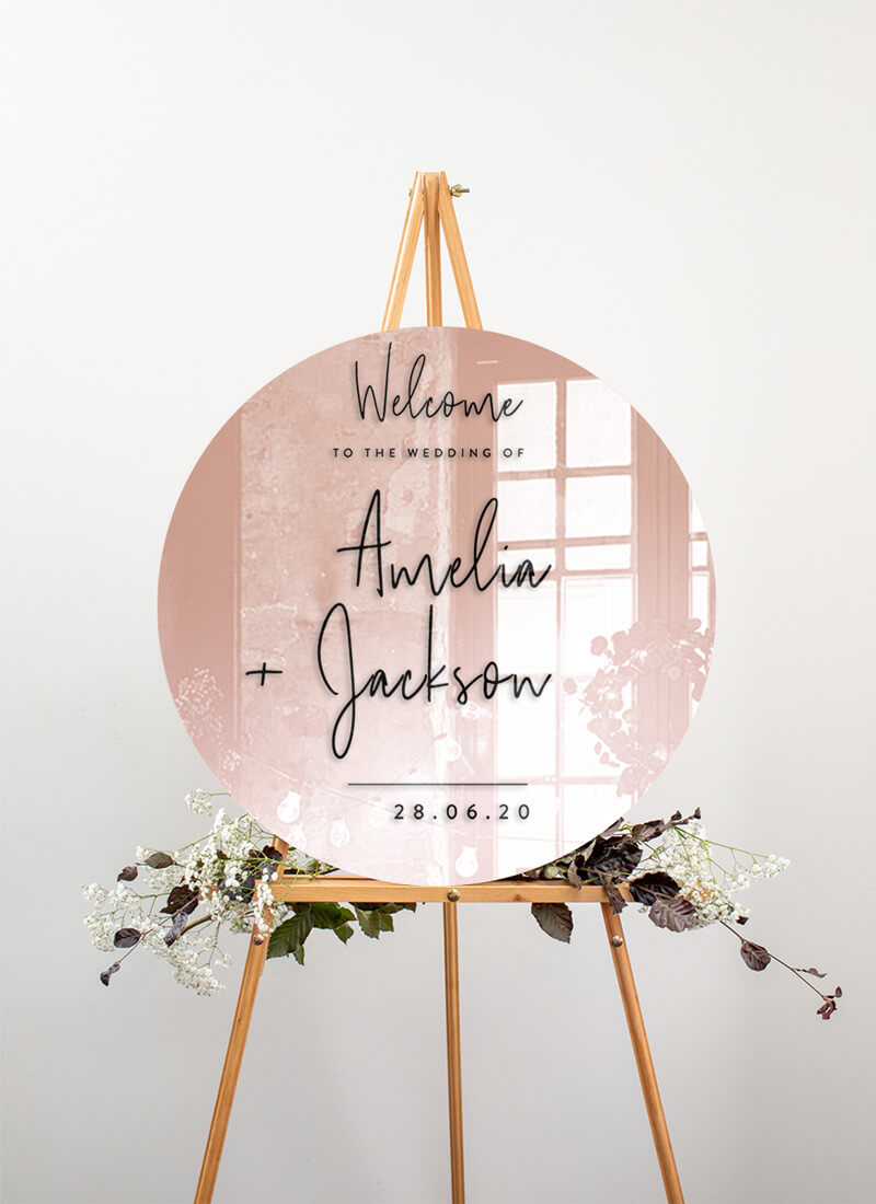 Linear - Wedding Signs