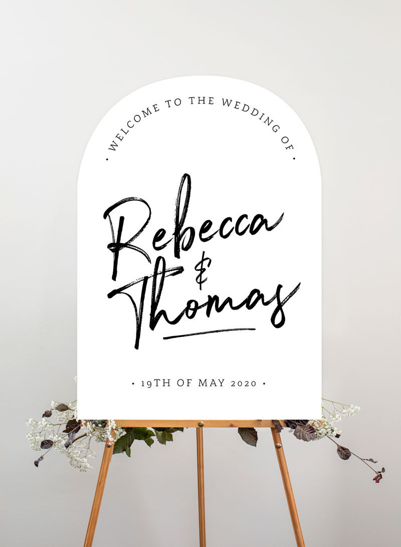 Simple Script - Wedding Signs