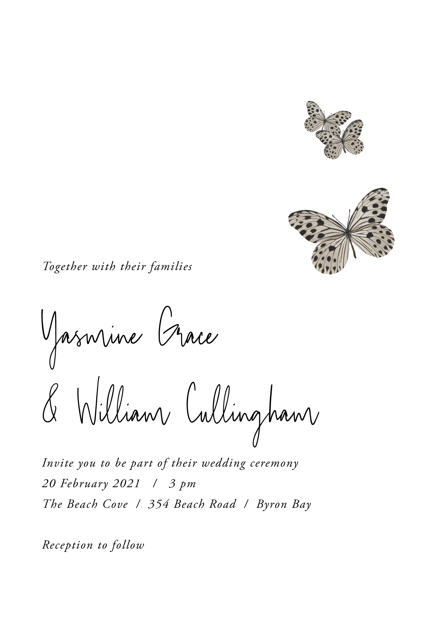 Butterfly - Wedding Invitations
