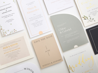 Stunning Wedding Invites  Paperlust's Custom Designs