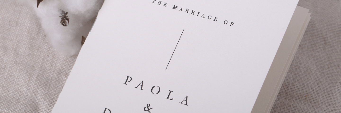 Wedding Program Booklets | Wedding Book Invitations
