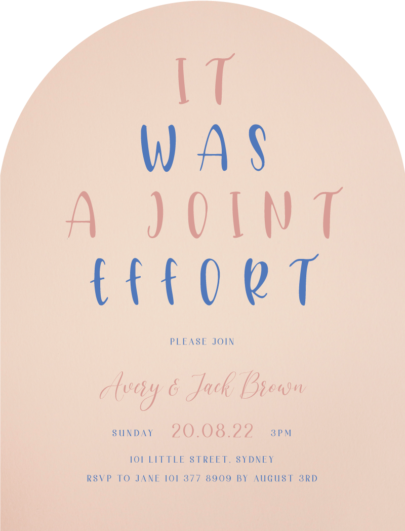 Blush Carnation - Baby Shower Invitations