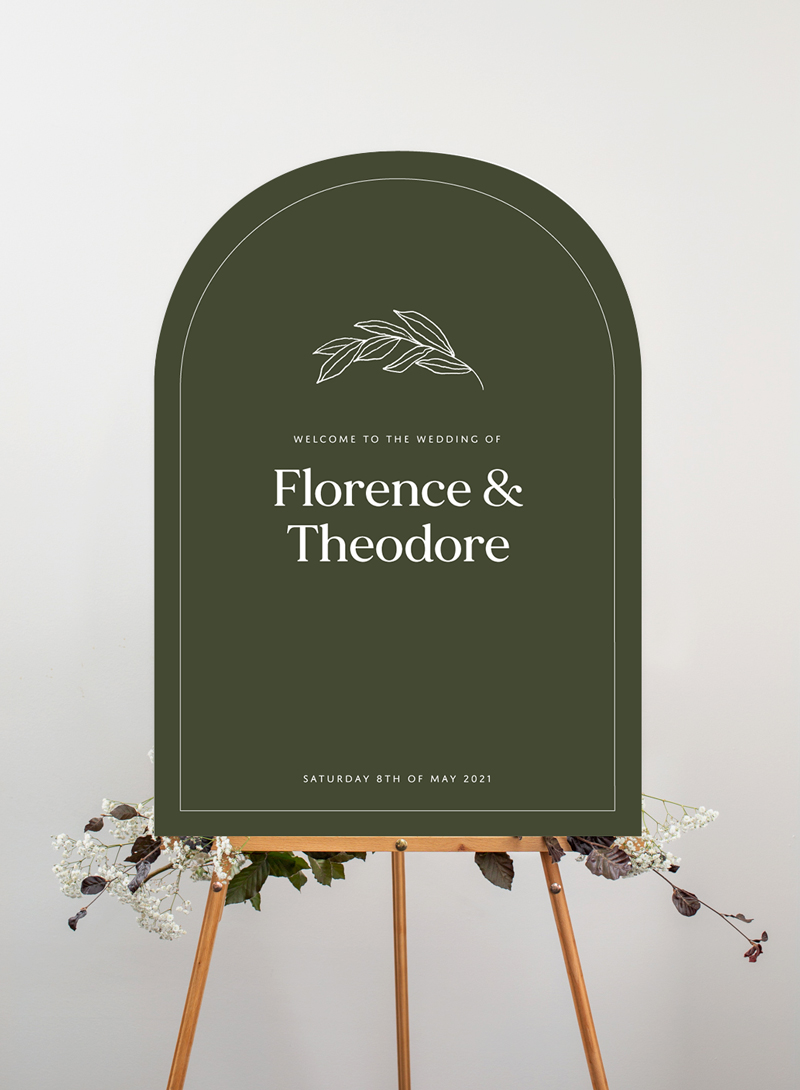 Grove Wedding Signs - Digital Printing design preview