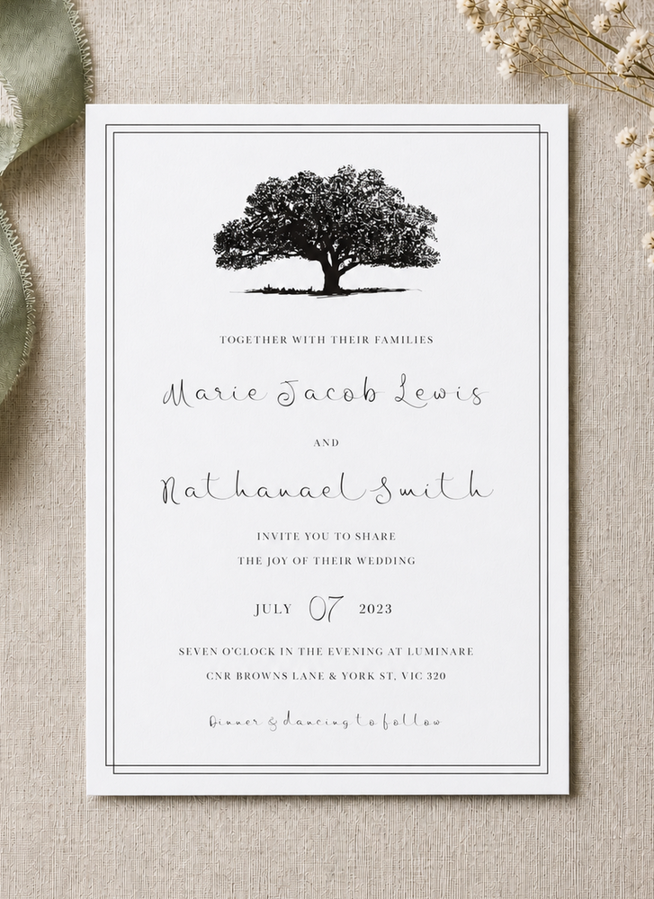 Quercus - Wedding Invitations