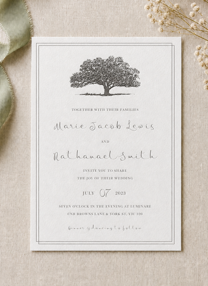 Quercus - Wedding Invitations