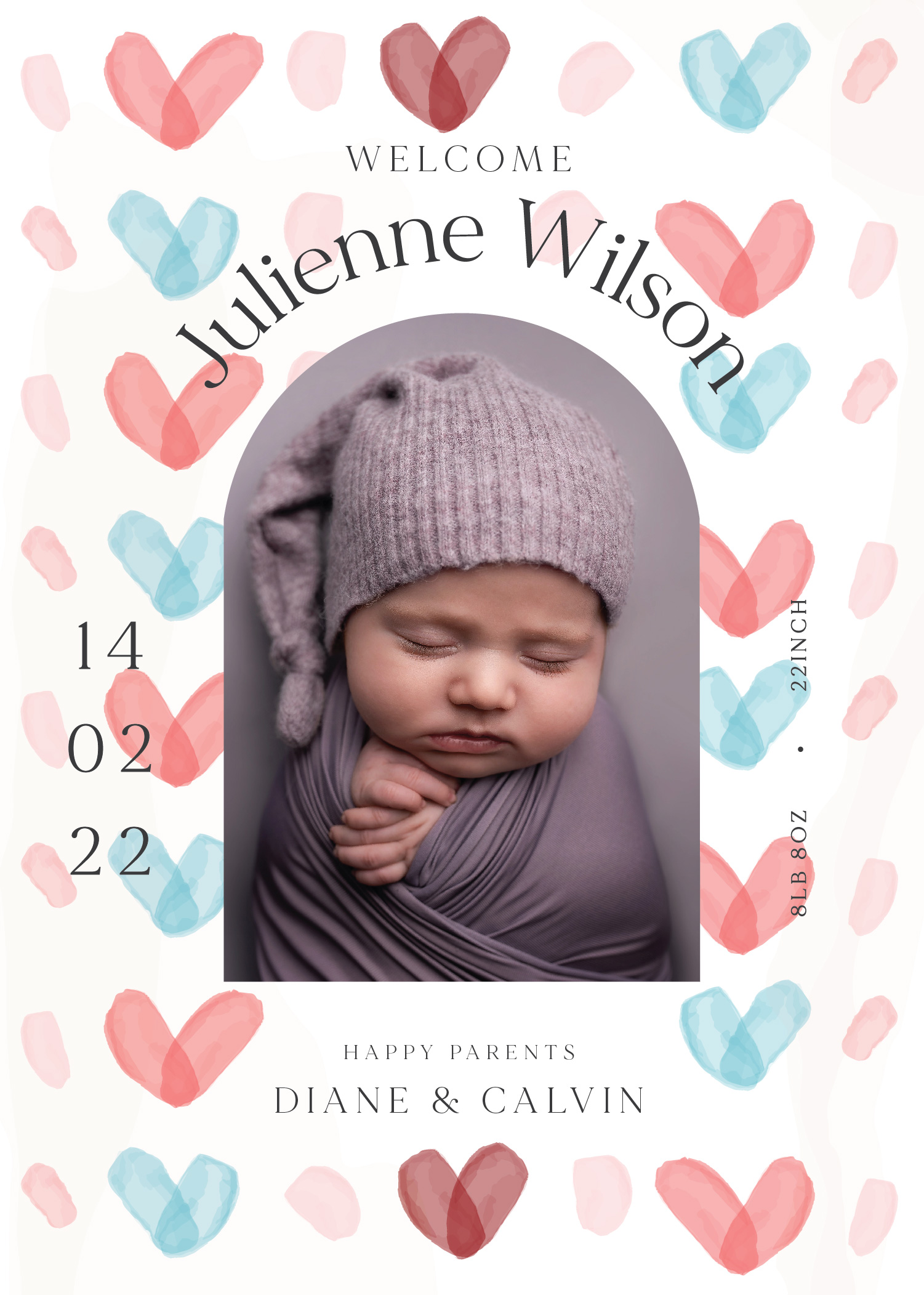 Lots of Love - Baby Announcements