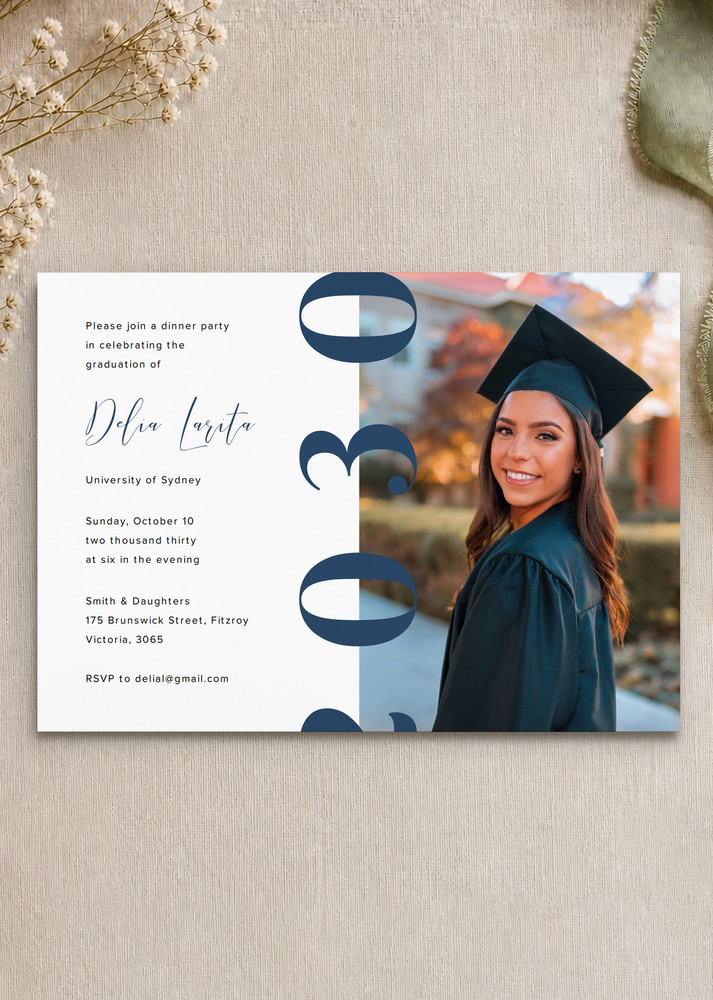 Grateful - Graduation Invitations