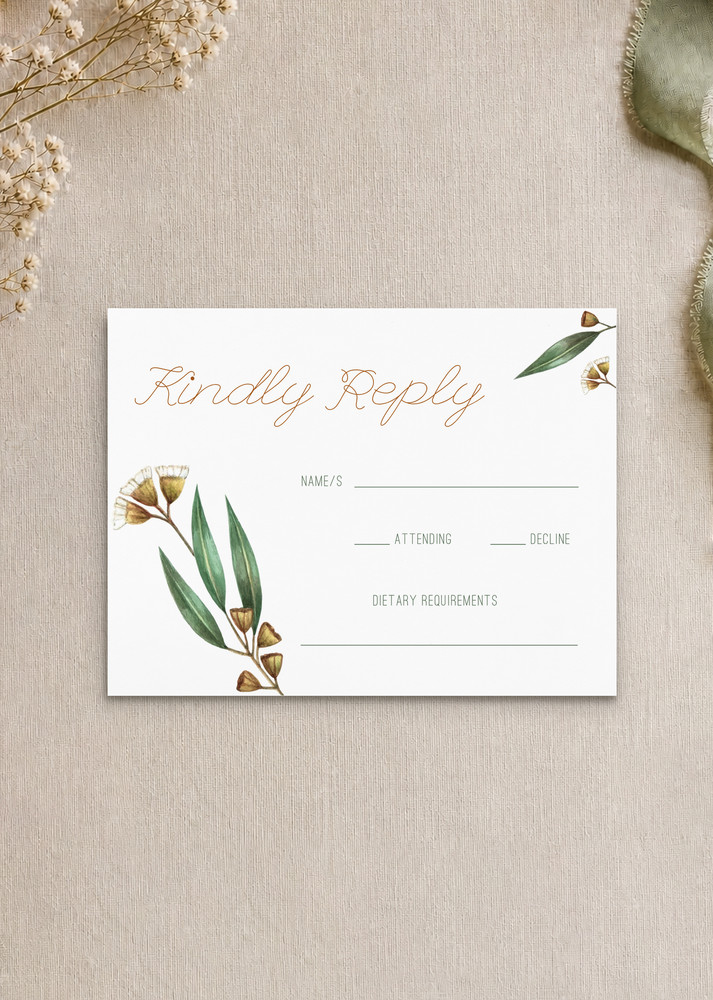 Under the Eucalyptus - RSVP Cards