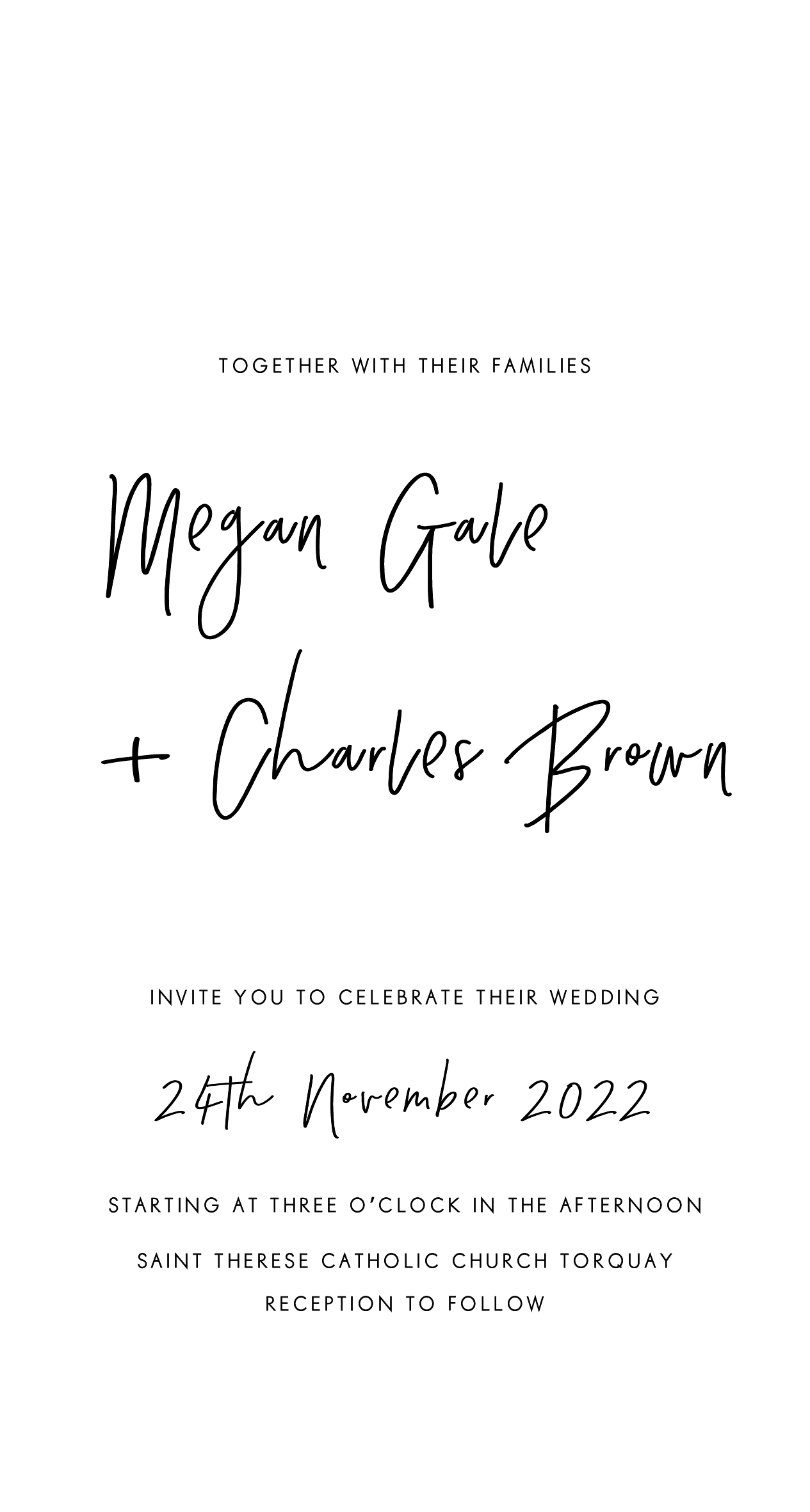 Clair De Lune Wedding Invitations - Digital Printing design preview