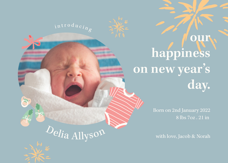 Delia - Baby Announcements