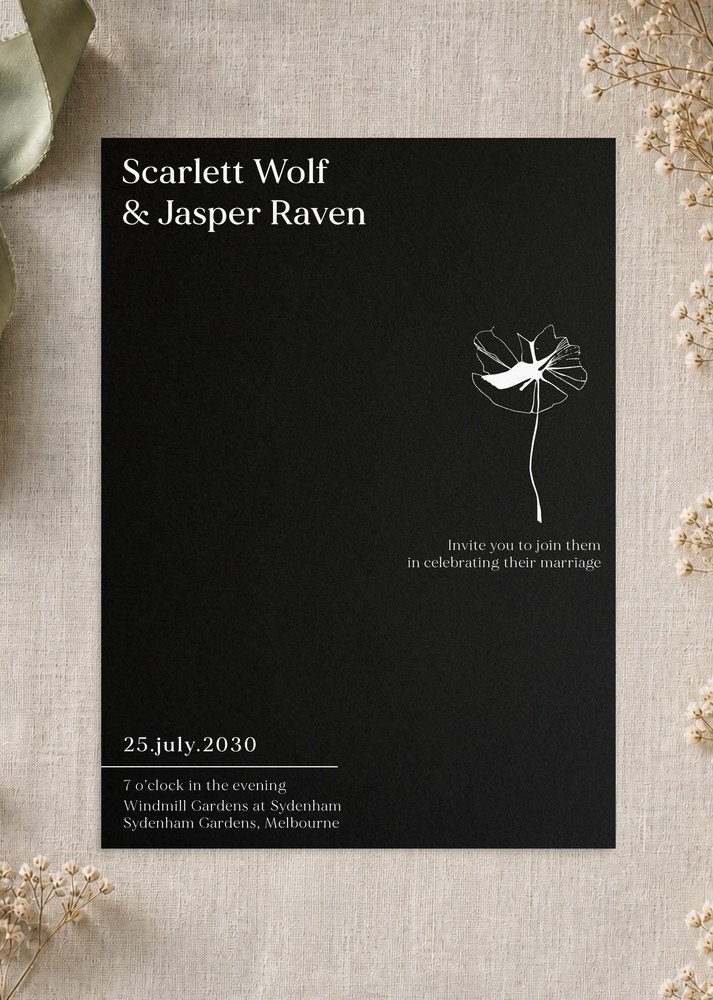 Poppy - Wedding Invitations