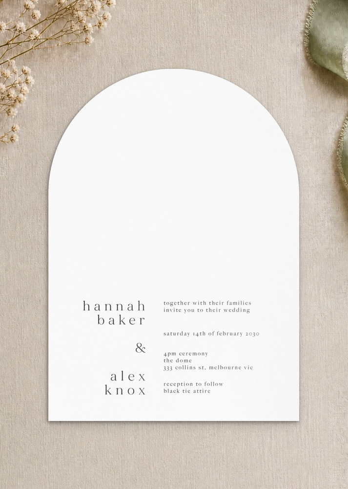 Gentle Earthquakes - Wedding Invitations